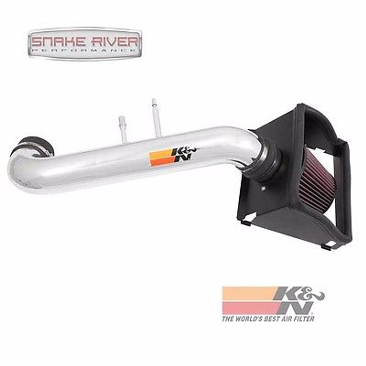 K&N COLD AIR INTAKE SYSTEM KIT 2015 -2018 FORD F150 5.0L V8 POLISHED TUBE 77-2591KP