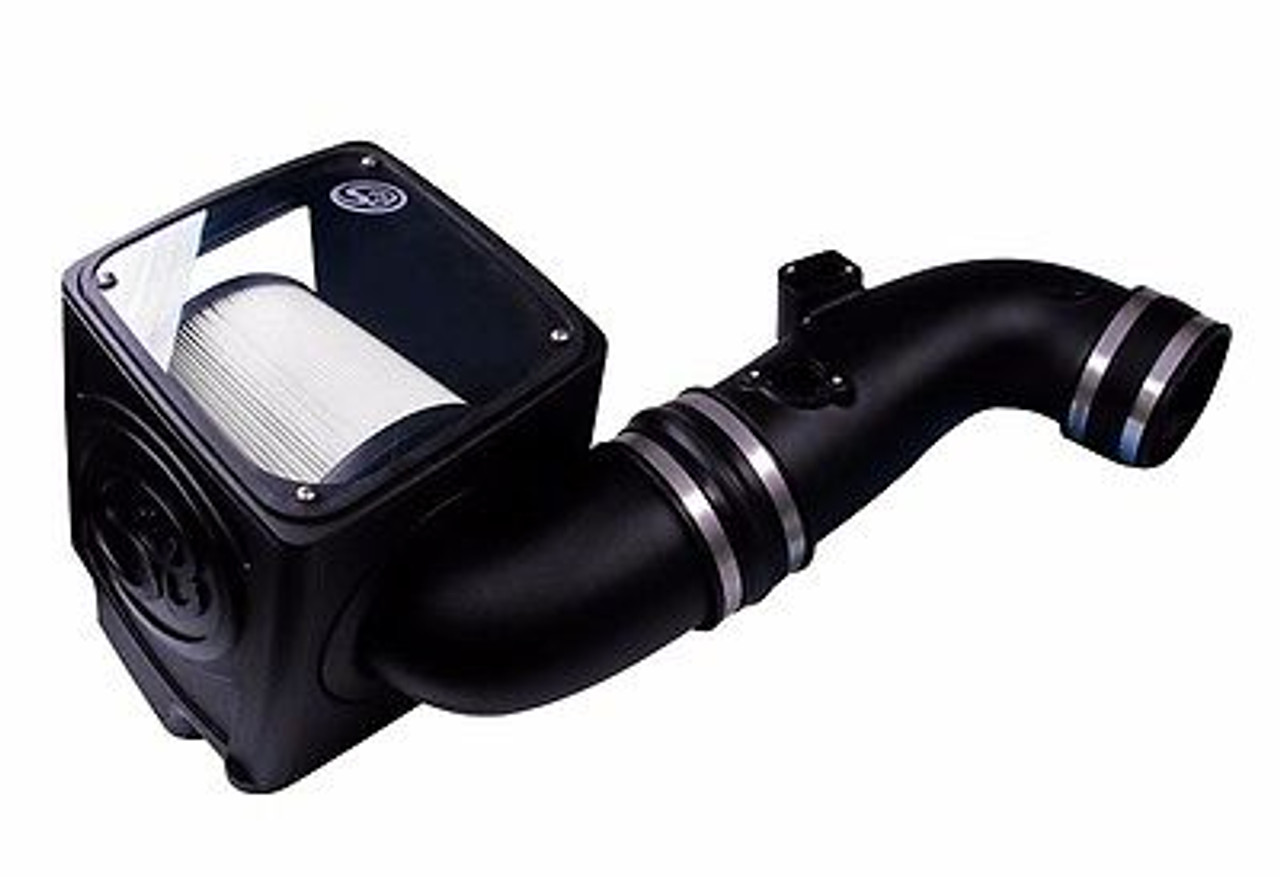 S&B COLD AIR INTAKE 2011-2016 CHEVY GMC DURAMAX DIESEL LML 6.6L DRY FILTER - 75-5075-1D