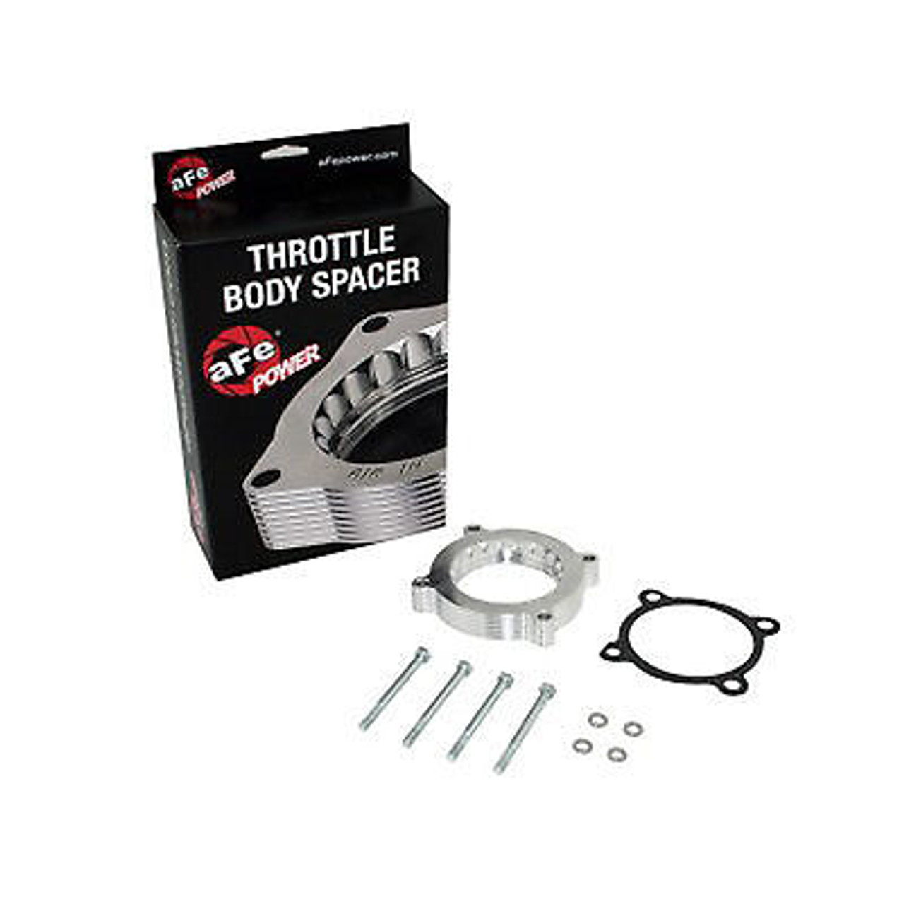 46-33010 - AFE SILVER BULLET THROTTLE BODY SPACER FOR 2011-2014 FORD F150 MUSTANG GT 5.0L