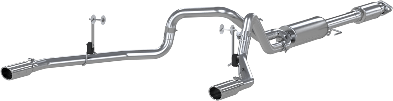 S5258409 - MBRP 2.5" CAT BACK STAINLESS STEEL DUAL EXHAUST FOR 2015 FORD F150 5.0L