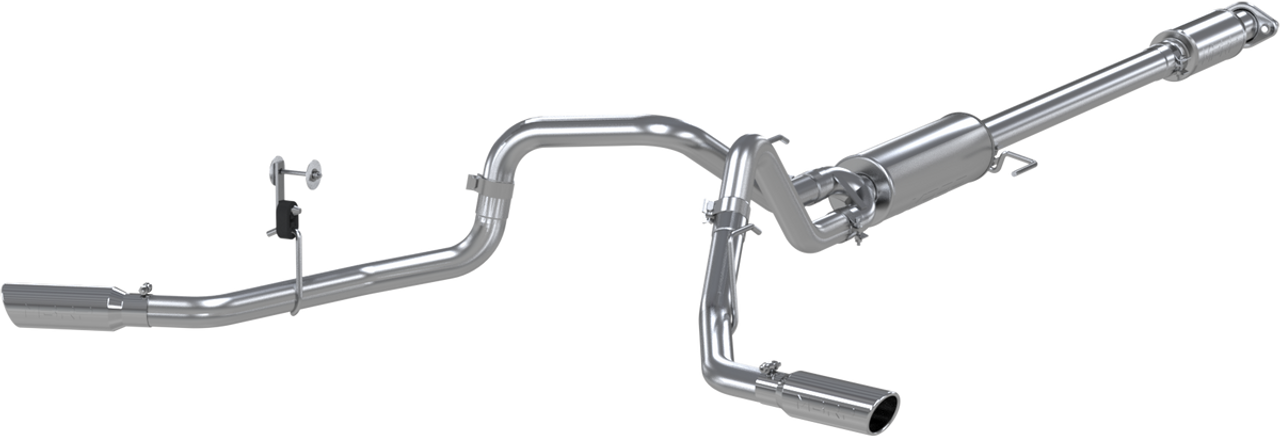 S5257409 - MBRP 2.5" CAT BACK SS DUAL SPLIT SIDE EXHAUST FOR 2015 FORD F150 5.0L