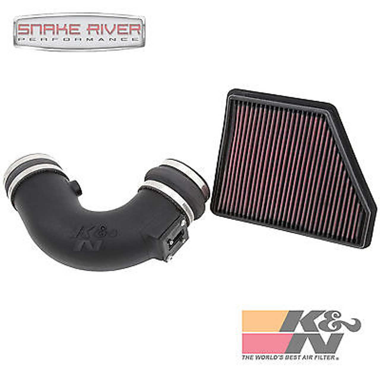 BBWQ57-3074 - K&N INTAKE ELBOW AND FILTER FOR 10-14 CHEVY CAMARO SS 6.2L