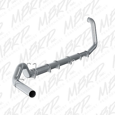MBRP 5" TURBO BACK NO MUFFLER EXHAUST W BLACK TIP 99-03 FORD POWERSTROKE 7.3L SS