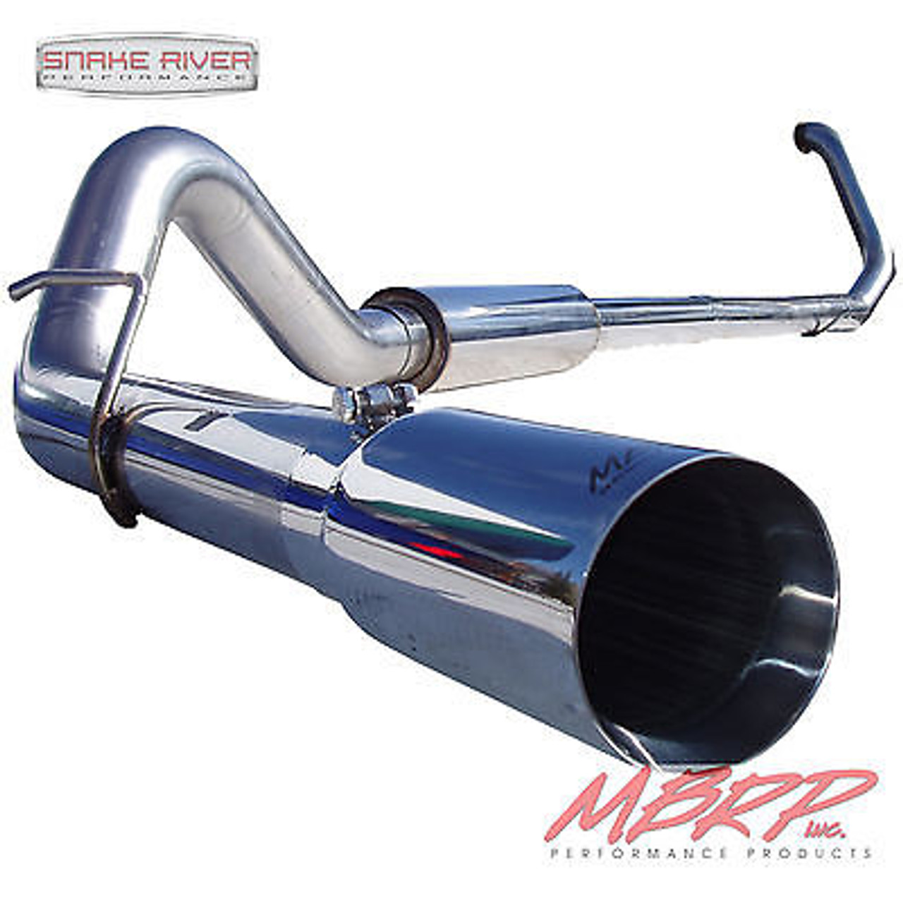 S6200304 - MBRP 4" TURBO BACK T304 STAINLESS EXHAUST 99-03 FORD POWERSTROKE DIESEL 7.3L