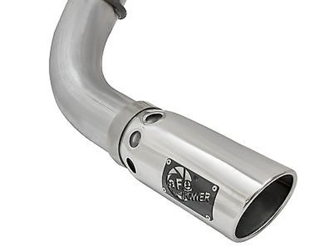 AFE 5" DPF BACK EXHAUST FOR 2016 NISSAN TITAN XD 5.0L DIESEL POLISHED STAINLESS - 49-46112-P