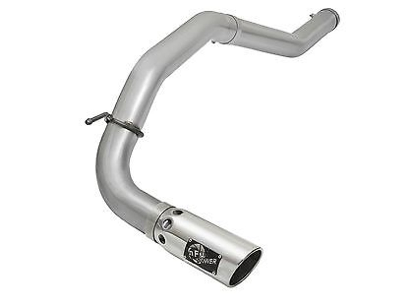 AFE 4" DPF BACK EXHAUST FOR 2016 NISSAN TITAN XD 5.0L DIESEL POLISHED ALUMINIZED - 49-06113-P