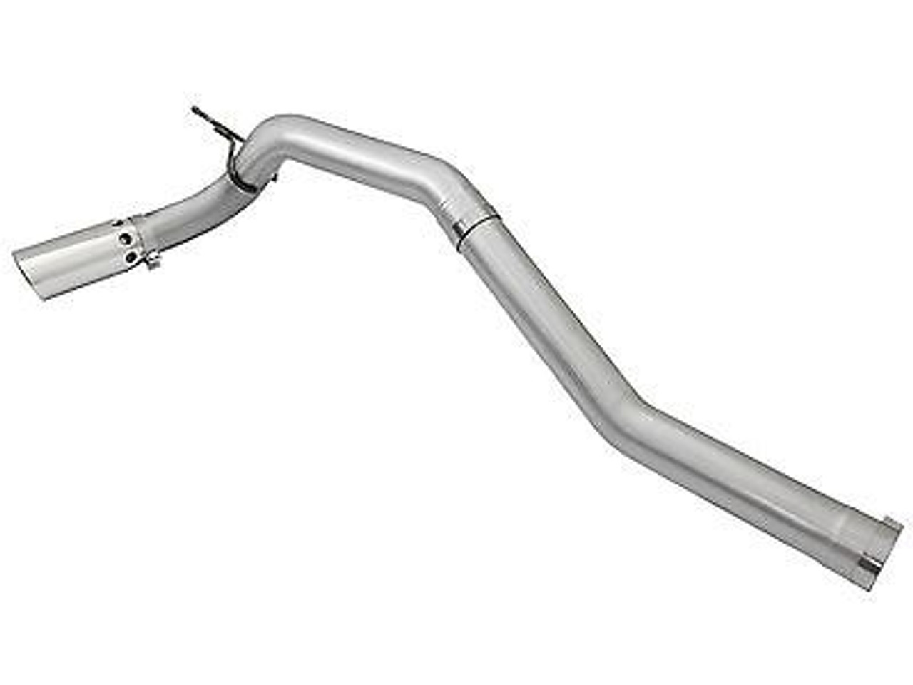 AFE 4" DPF BACK EXHAUST FOR 2016 NISSAN TITAN XD 5.0L DIESEL POLISHED ALUMINIZED - 49-06113-P