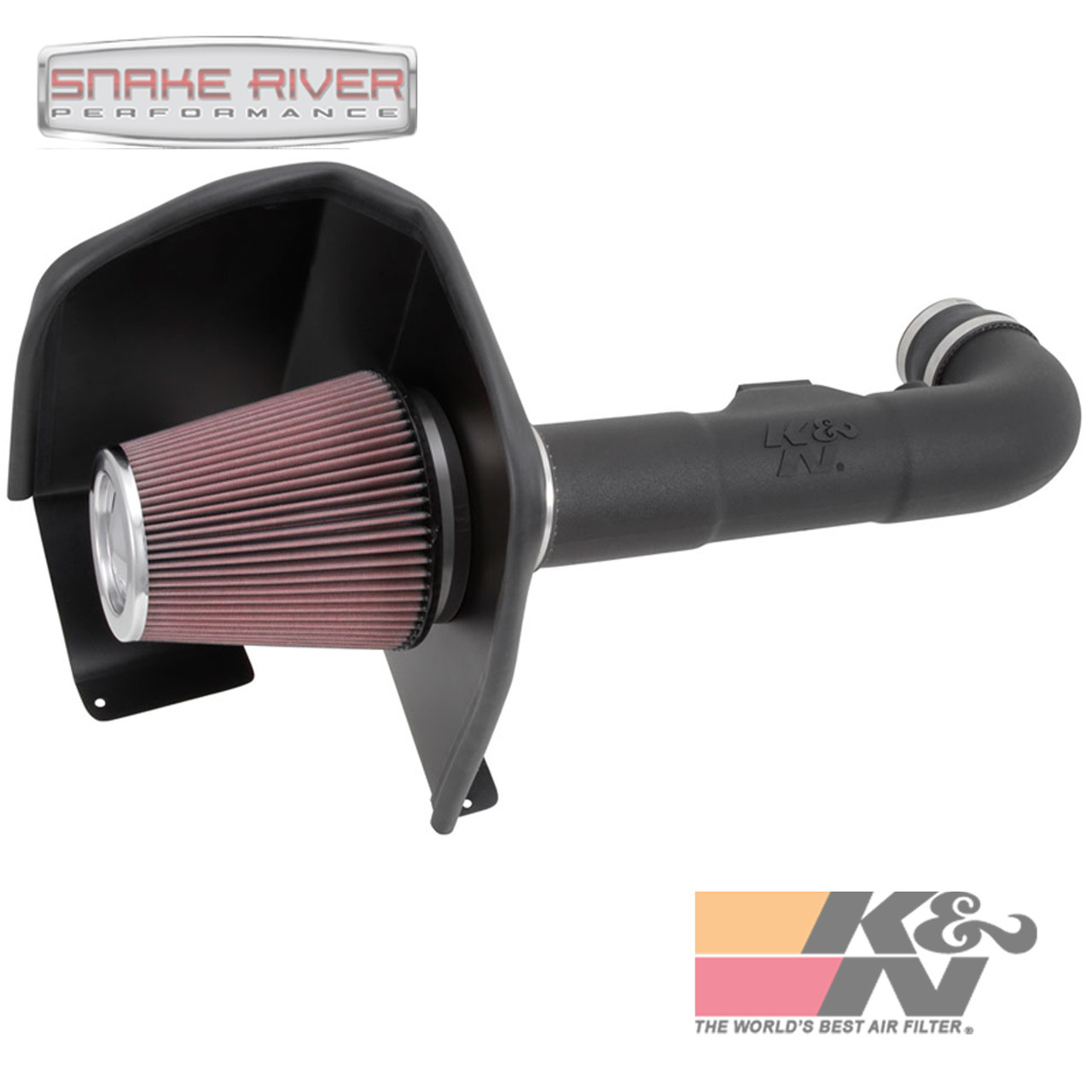 63-3082 - K&N COLD AIR INTAKE FOR 14-18 CHEVY SILVERADO GMC SIERRA 1500 5.3L 6.2L