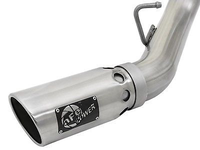 AFE POWER ATLAS DUAL 4" FILTER BACK EXHAUST 17 CHEVY GMC DURAMAX DIESEL TIP