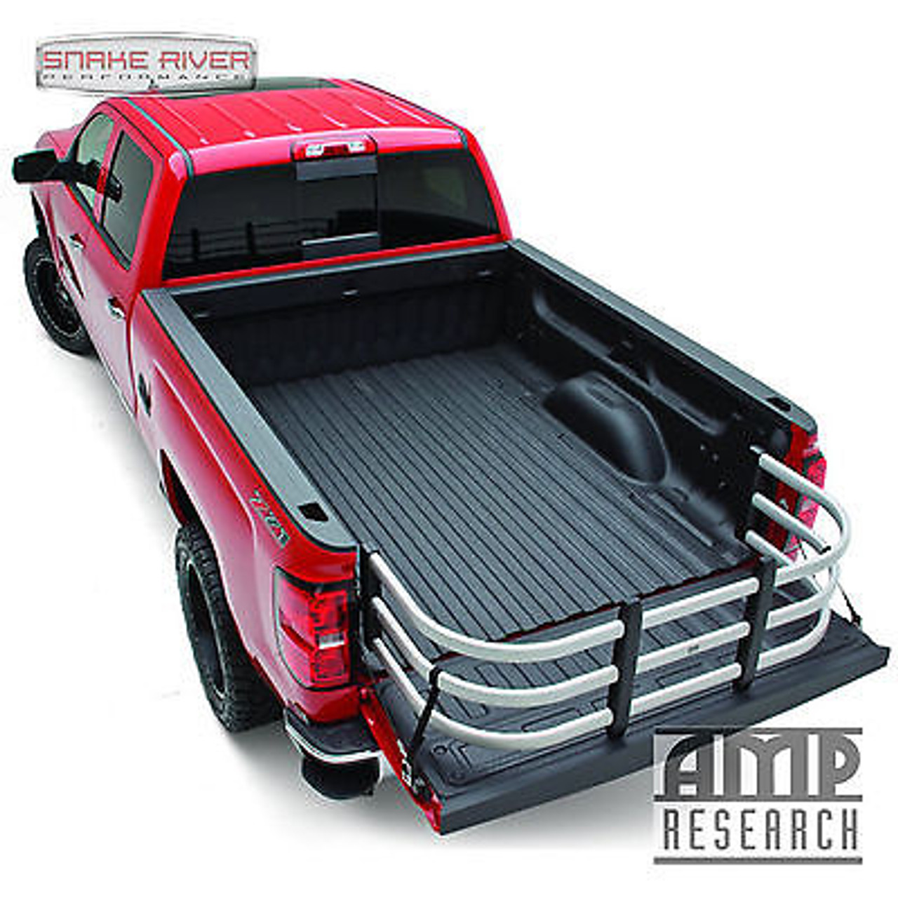 74814-00A - AMP RESEARCH BEDXTENDER MAX 99-15 FORD SUPER DUTY F250 F350 STANDARD BED SILVER