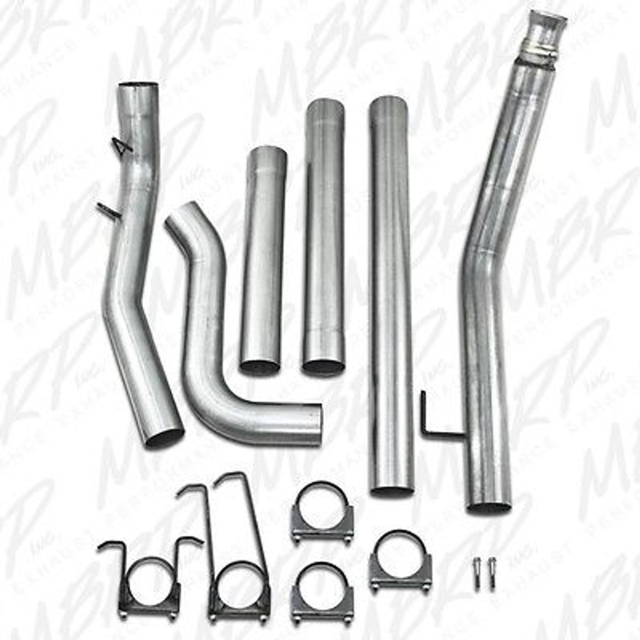 MBRP 4" EXHAUST FOR 98.5-02 DODGE RAM CUMMINS DIESEL 5.9L NO MUFFLER w BLACK TIP