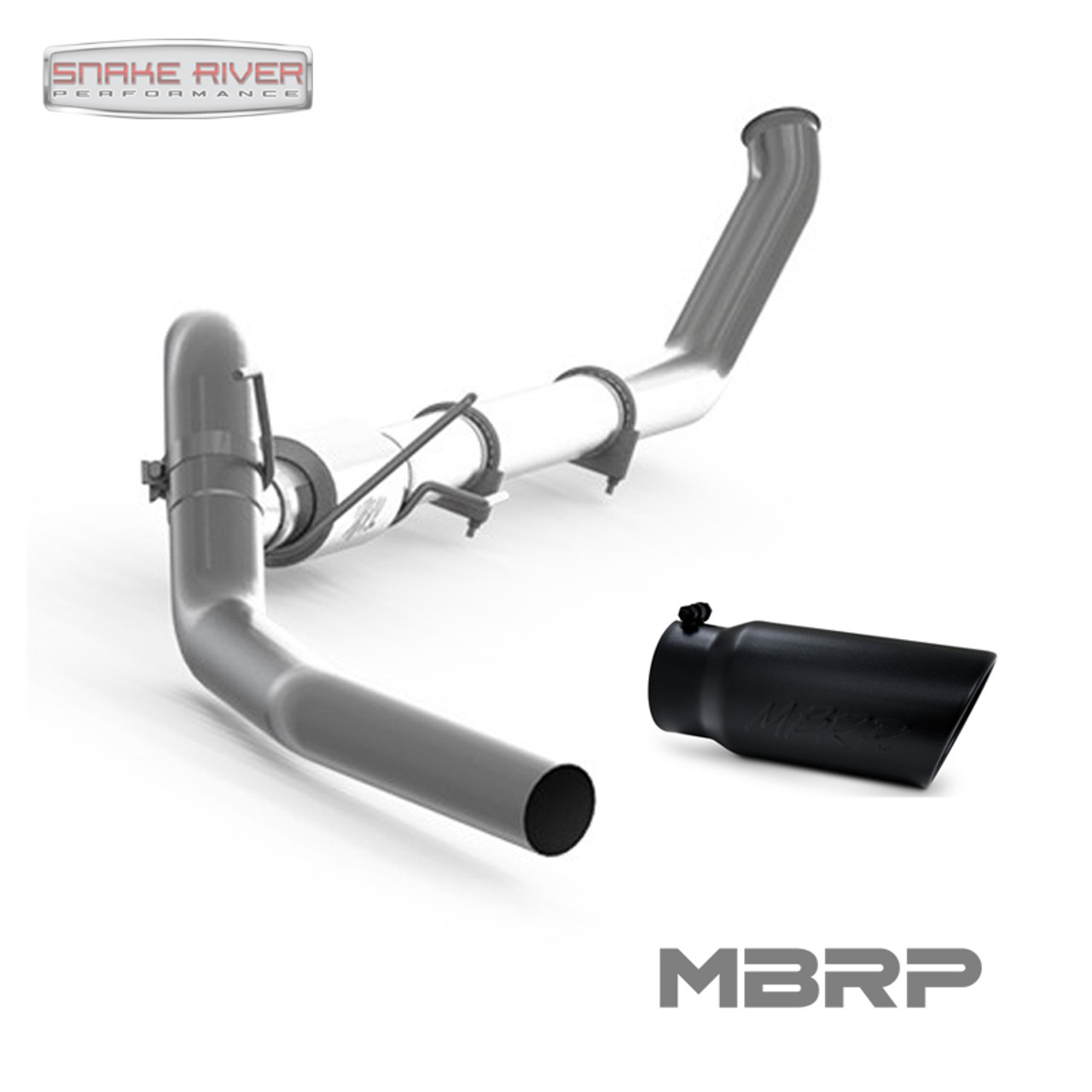 MBRP 4" EXHAUST FOR 2003-2004 DODGE RAM CUMMINS DIESEL 5.9L 2500 3500 BLACK TIP