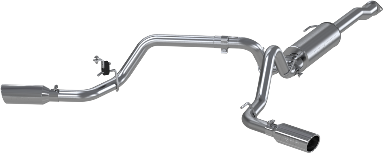 MBRP DUAL EXHAUST 16-19 TOYOTA TACOMA 3.5L CAT BACK SIDE EXIT S5340AL ALUMINIZED