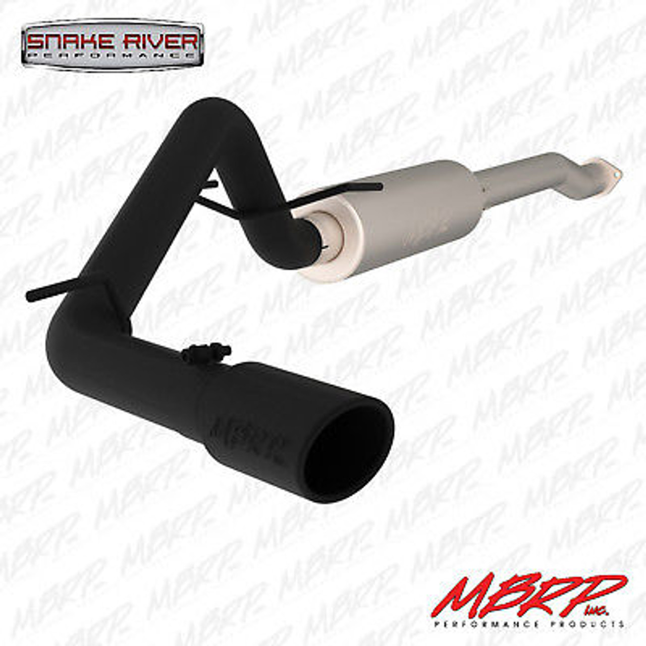 MBRP 3" CAT BACK EXHAUST 2016-2019 TOYOTA TACOMA 3.5L BLACK SERIES S5338BLK