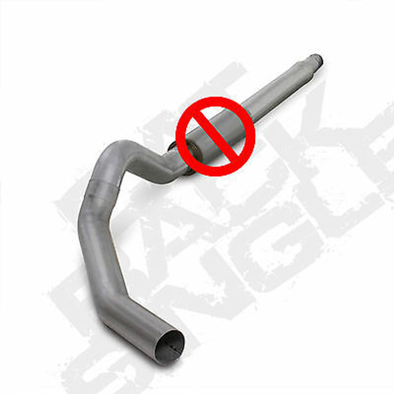 DIAMOND EYE 5" CAT BACK EXHAUST 03-07 FORD POWERSTROKE DIESEL 6.0L NO MUFFLER