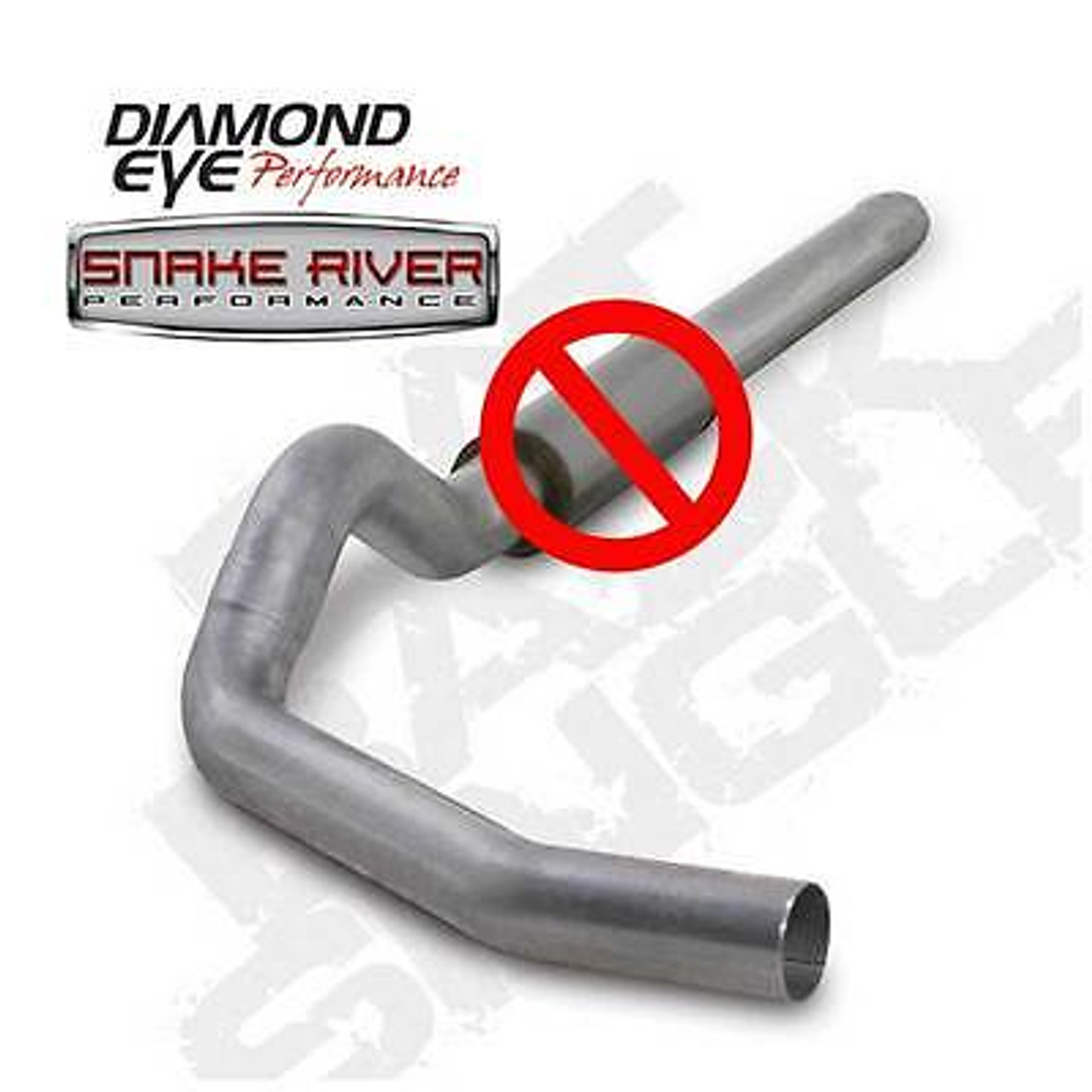 DIAMOND EYE 5" CAT BACK EXHAUST FOR 2004-07 DODGE RAM CUMMINS DIESEL NO MUFFLER K5244A-RP