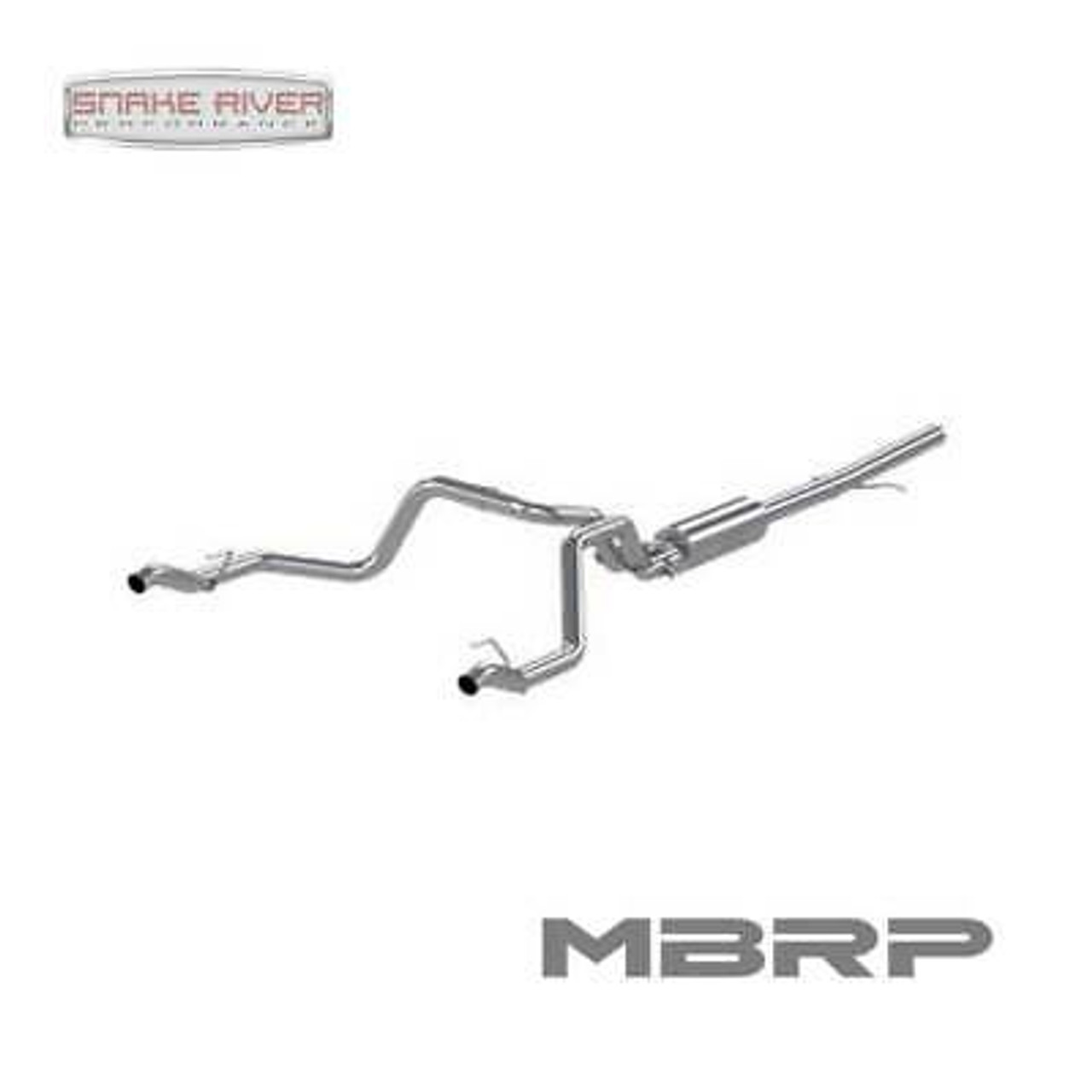 MBRP 2 1/2" DUAL EXHAUST FOR 19 CHEVY SILVERADO GMC SIERRA 1500 5.3L 4.3L 304