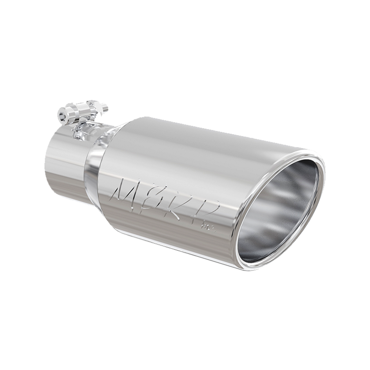 MBRP 10" STAINLESS STEEL EXHAUST TIP 2.75" INLET 4" OUTLET ANGLED ROLLED T5157