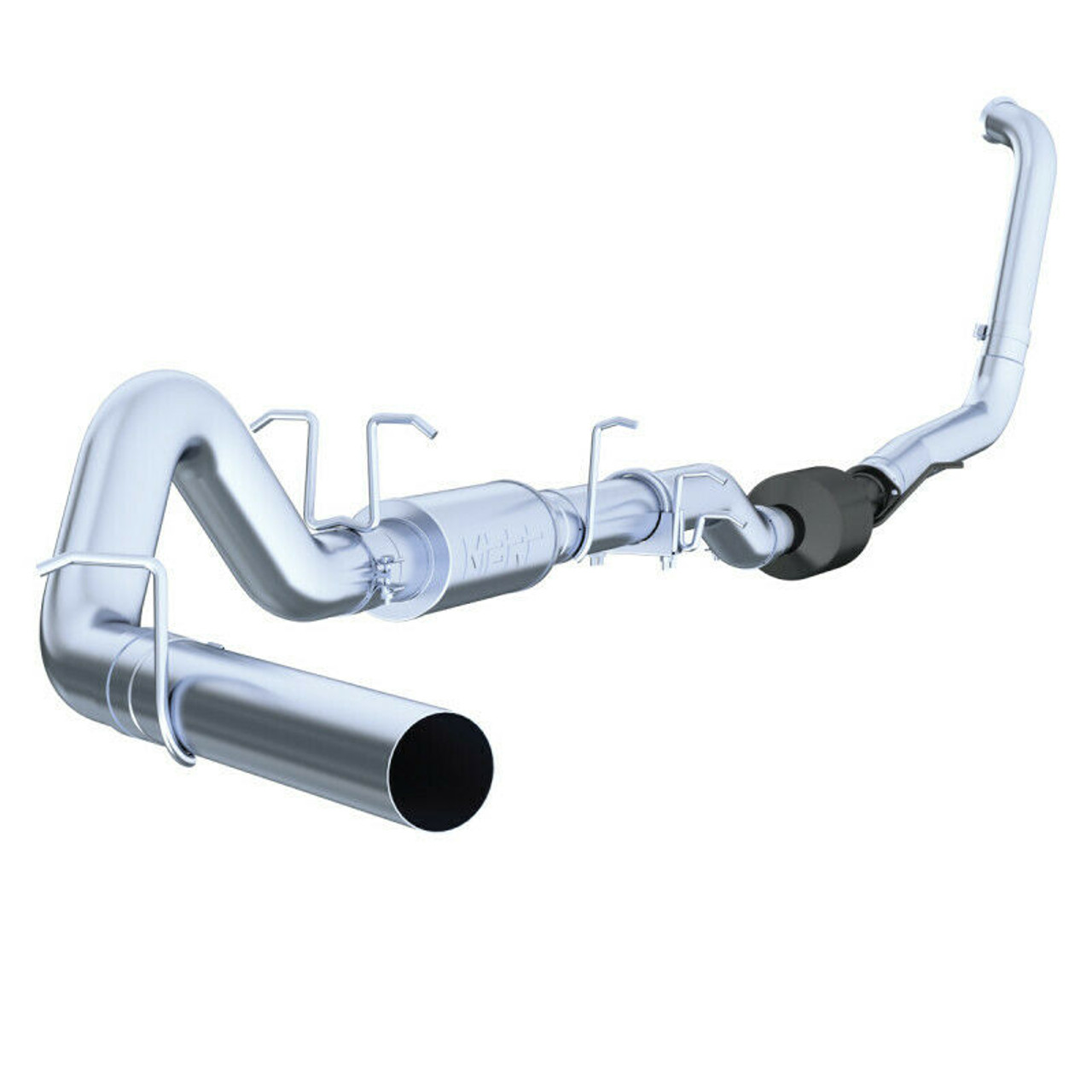 MBRP 4" EXHAUST 2003-2007 FORD POWERSTROKE DIESEL 6.0L F250 F350 WITH BLACK TIP