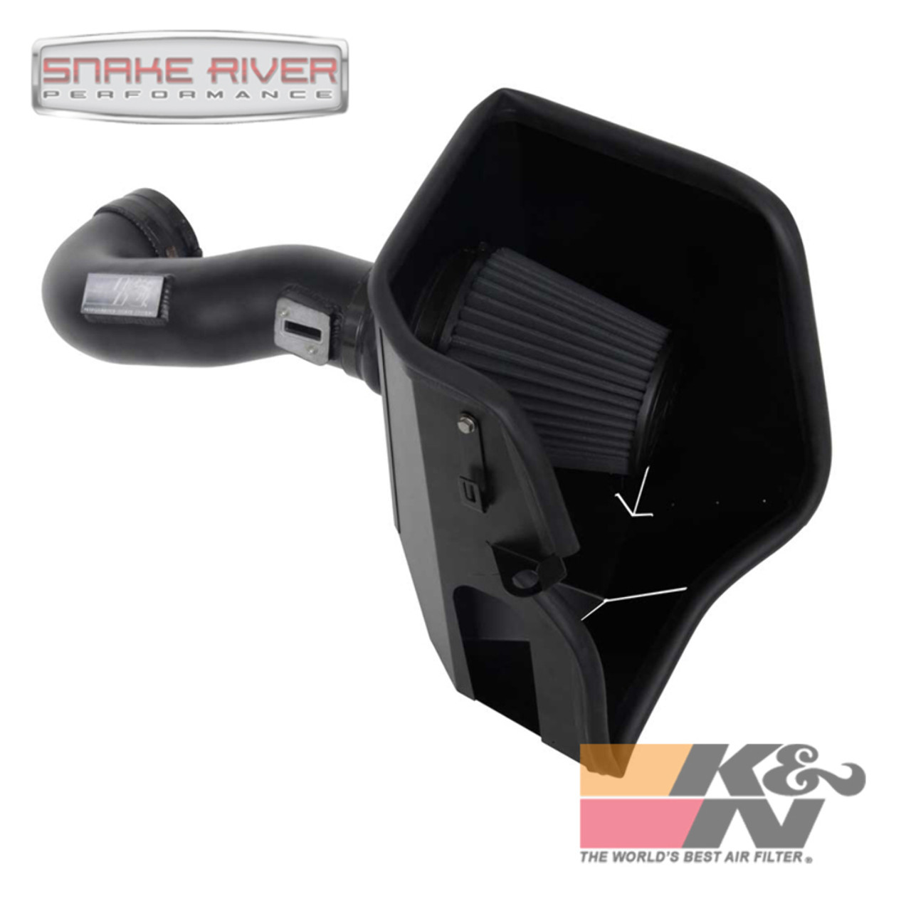 K&N 71-3110 Cold Air Intake for 2019-2025 Chevy Silverado GMC Sierra 5.3L 6.2L
