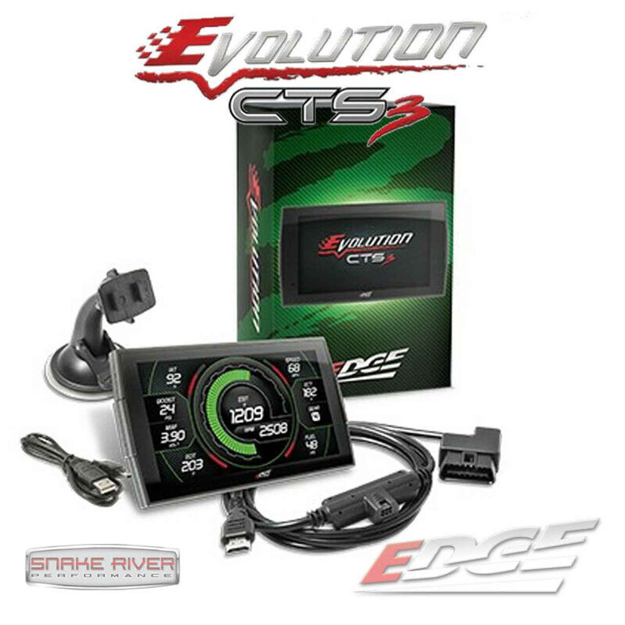 EDGE EVOLUTION CTS 3 FOR 94-19 FORD POWERSTROKE DIESEL 7.3L 6.0L 6.4 6.7L w PYRO