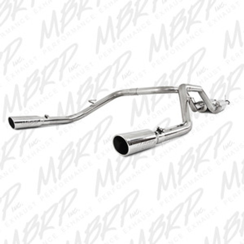 S5312409 - MBRP 2.5" EXHAUST 09-11 TOYOTA TUNDRA 5.7/4.6 CAT BACK DUAL SPLIT REAR STAINLESS S5312409 - MBRP 2.5" EXHAUST 09-11 TOYOTA TUNDRA 5.7/4.6 CAT BACK DUAL SPLIT REAR STAINLESS