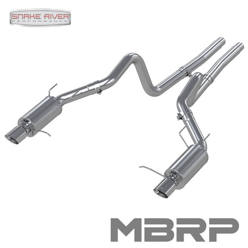 MBRP 3" EXHAUST FOR 2011-2014 FORD MUSTANG GT 5.0 DUAL SPLIT T409 STAINLESS
