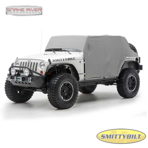 Smittybilt Cab Cover with Door Flap for 2007-2018 Wrangler JK 4DR Grey 1069