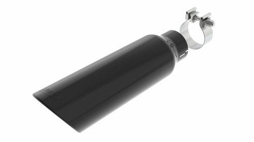 Borla Exhaust Tip Black Chrome 2.75" Inlet 4" Outlet 14" Long Angle Cut 20162 Borla Exhaust Tip Black Chrome 2.75" Inlet 4" Outlet 14" Long Angle Cut 20162