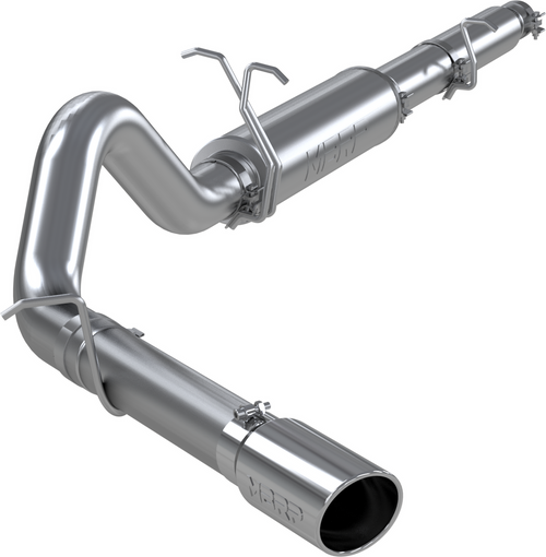 S5206AL - MBRP 4" EXHAUST 1999-2004 FORD F250 F350 V10 CAT BACK SINGLE SIDE ALUMINIZED GAS S5206AL - MBRP 4" EXHAUST 1999-2004 FORD F250 F350 V10 CAT BACK SINGLE SIDE ALUMINIZED GAS