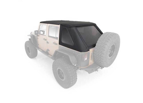 Smittybilt 9087135K Protek Bowless Top w Tinted Windows  for 07-18 Wrangler 4DR
