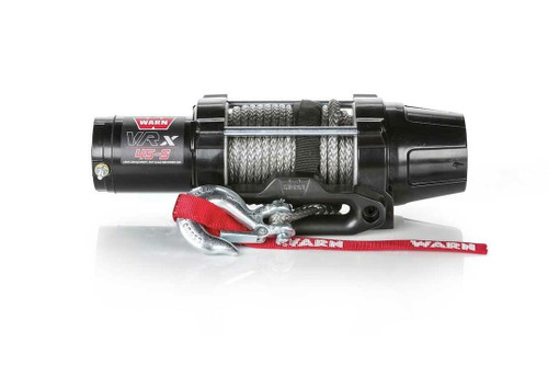 Warn Industries 101570 Drill Winch 750 Lbs. Capacity 40' Synthetic Rope  Free Spo