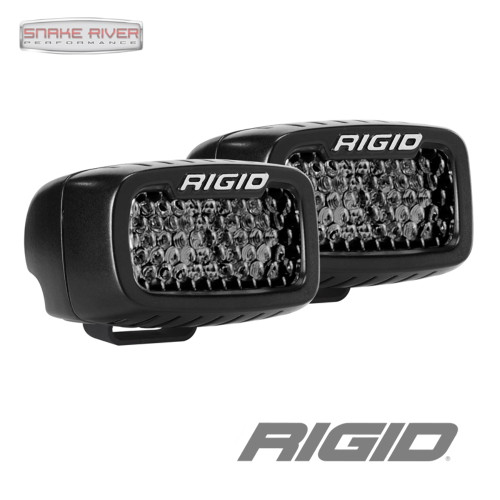 Rigid SR-M Pro Spot Diffused Midnight Surface Mount LED Lighting Pair  902513BLK
