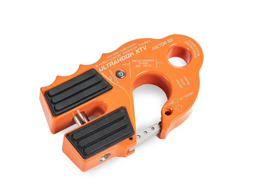 Factor 55 00275-07 UltraHook XTV Closed System Winch Shackle Mount Orange