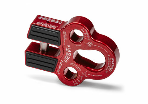 Factor 55 Flatlink Multimount Foldable Winch Shackle Red 0225-01
