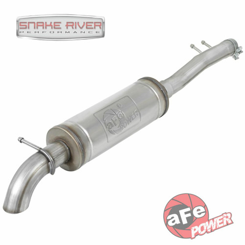 AFE 2.5" T409 Turn-Down Exhaust 3" Out For 07-18 Jeep Wrangler JK 3.6L 49-48069 AFE 2.5" T409 Turn-Down Exhaust 3" Out For 07-18 Jeep Wrangler JK 3.6L 49-48069