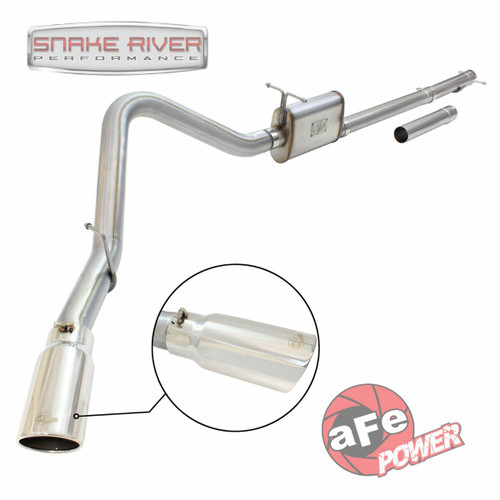 AFE 3" In 3.5" Out Cat-Back W 5" Tip For 99-04 Ford F-250 F-350 Super Duty 6.8L