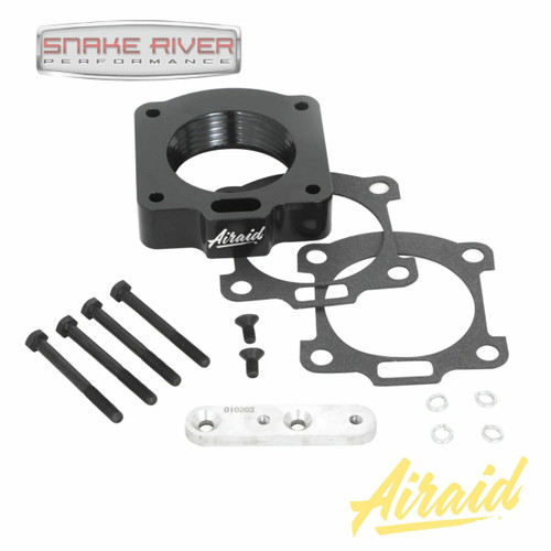 AIRAID Aluminum Helix Throttle Body Spacer For 99-01 Ford Mustang 3.8L 400-594 AIRAID Aluminum Helix Throttle Body Spacer For 99-01 Ford Mustang 3.8L 400-594
