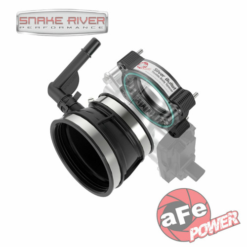 AFE Power Black Throttle Body Spacer For 20-25 Chevrolet Corvette 6.2L 46-34017B AFE Power Black Throttle Body Spacer For 20-25 Chevrolet Corvette 6.2L 46-34017B