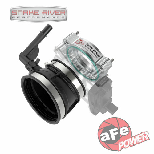 AFE Power Silver Throttle Body Spacer For 20-25 Chevrolet Corvette 6.2L 46-34017 AFE Power Silver Throttle Body Spacer For 20-25 Chevrolet Corvette 6.2L 46-34017