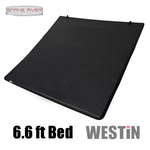 Westin Soft Tri-Fold Tonneau Cover for 19-25 Chevy Silverado Sierra 1500 6.6 Bed