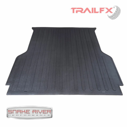 TrailFX Black Drop In Flush Rubber Bed Mat For 22-25 Toyota Tundra 5.5' Bed 700N