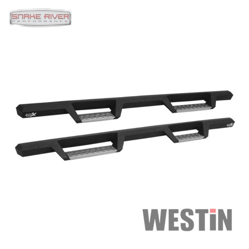Westin HDX Stainless Drop Nerf Step Bars For 15-25 Chevy Colorado GM Canyon Crew