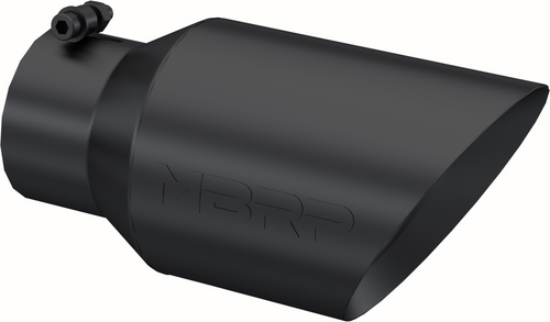 T5072BLK - MBRP BLACK STAINLESS STEEL EXHAUST TIP 4" INLET 6" OUT DUAL WALLED T5072BLK - MBRP BLACK STAINLESS STEEL EXHAUST TIP 4" INLET 6" OUT DUAL WALLED
