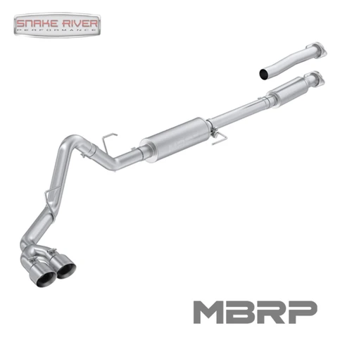 MBRP 3" Single Side Dual Tip Exhaust for 21-26 Ford F150 2.7L 3.5L Ecoboost 5.0L