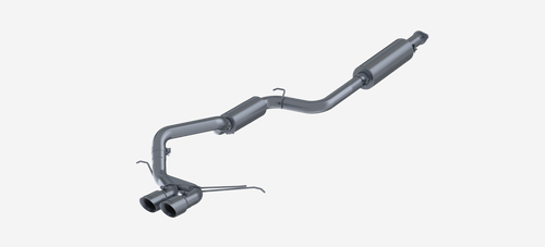 S4200AL - MBRP 3" EXHAUST 13-15 FORD FOCUS ST 2.0L ECOBOOST CAT BACK DUAL OUT ALUMINIZED