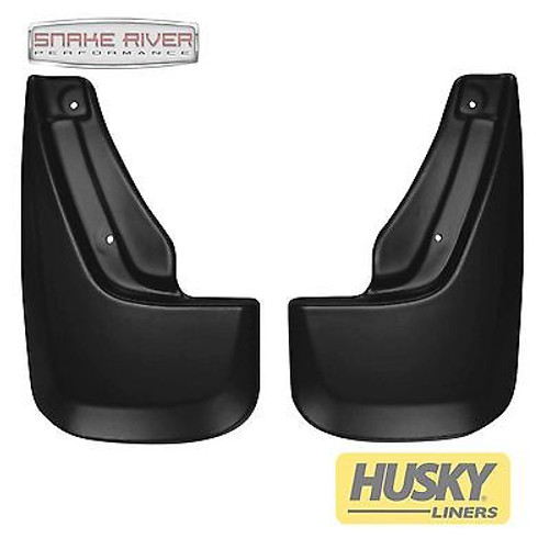 59001 - HUSKY LINERS FRONT MUD FLAPS MUD GUARDS BLACK FOR 2011-2015 Dodge Durango