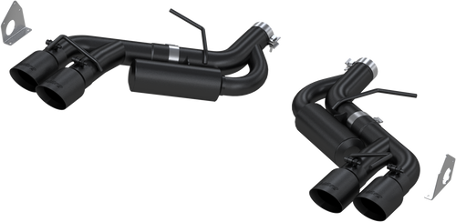 MBRP BLACK EXHAUST 2016-2022 CHEVY CAMARO 6.2L 6 SPEED DUAL AXLE BACK QUAD TIPS