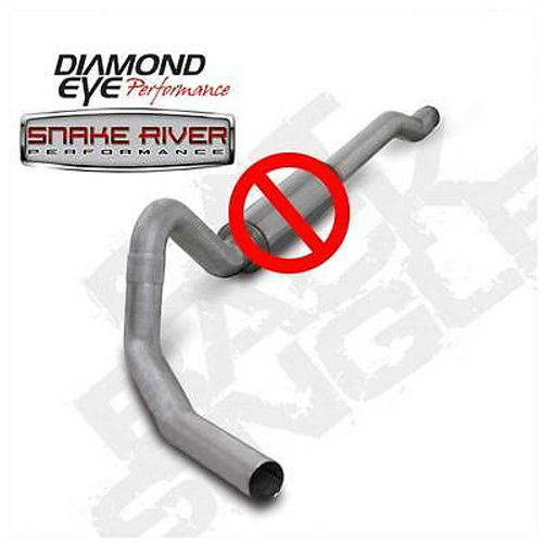DIAMOND EYE 4" EXHAUST 03-07 FORD EXCURSION DIESEL 6.0L NO MUFFLR CAT BACK DIAMOND EYE 4" EXHAUST 03-07 FORD EXCURSION DIESEL 6.0L NO MUFFLR CAT BACK