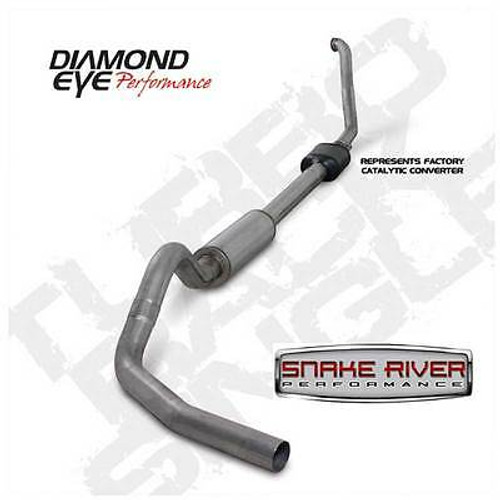 DIAMOND EYE 4" EXHAUST 94-97.5 FORD DIESEL F250 F350 7.3L STAINLESS USES STOCK CAT DIAMOND EYE 4" EXHAUST 94-97.5 FORD DIESEL F250 F350 7.3L STAINLESS USES STOCK CAT